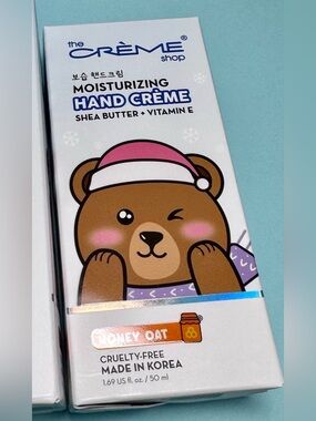Creme Shop Moisturizing Hand Crème - Honey Oat Limited Edition NEW